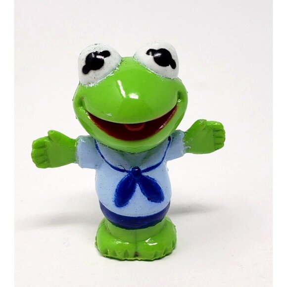 Jim Henson's Muppet Babies Kermit The Frog Figure 2 in Vintage - Picture 1 of 3